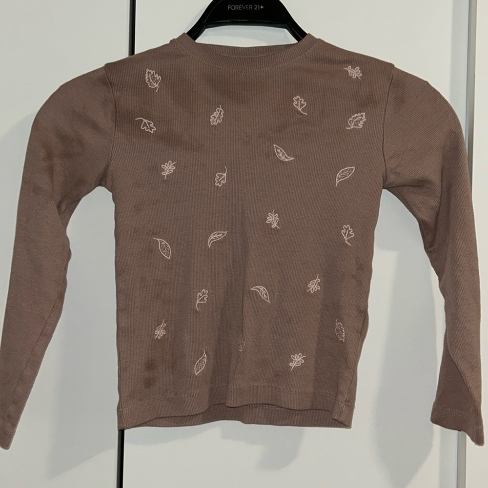 ZARA KIDS Fall Leaves Long-Sleeve